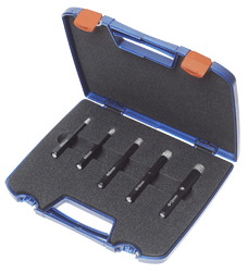 Rotec - 758 - Jeu de forets diamantés pour perçage à sec
