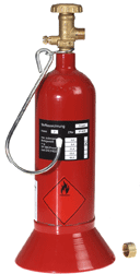 Borrmann - Stahlflasche für Propangas - 420 g - leer