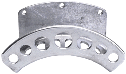 Schlauchsattel, aus Leichtmetall