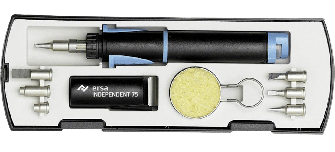 Ersa - Independent 75 Kit professionnel - Fer à souder à gaz "Independent 75" - Kit pro - n°1 - Independent 75 Kit professionnel - EAN 4003008061574 - Bugnard.ch