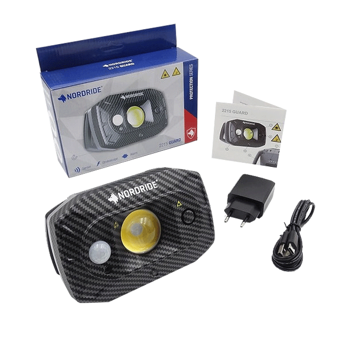 Nordride - GUARD - Projecteur portatif LED - avec détecteur de mouvement et alarme - n°3 - GUARD - EAN 7640128952992 - Bugnard.ch