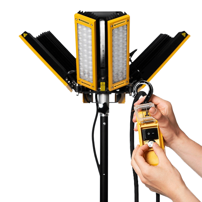 Nordride - VISION MULTI FLEX - Projecteur de chantier LED 360° - DIN 30 mm - n°5 - VISION MULTI FLEX - EAN 7640128952862 - Bugnard.ch