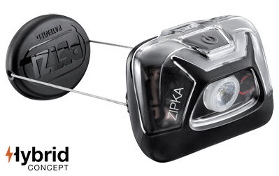Petzl - ZIPKA - Lampe frontale, noire, LED, "Zipka"