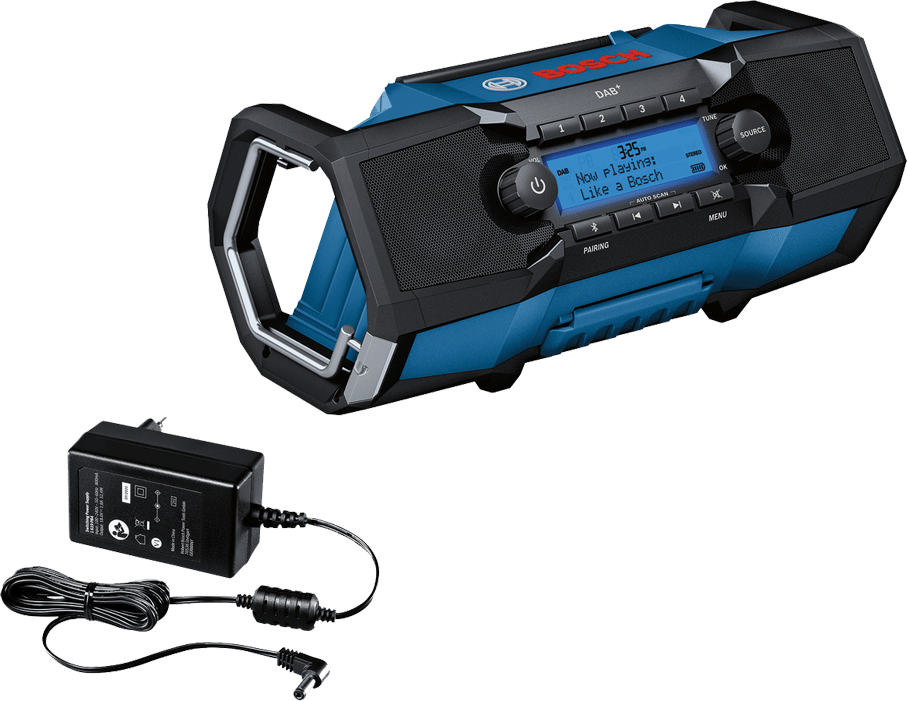 Bosch - GPB 18V-2 SC - Radio de chantier DAB+ - 18 V - n°1 - GPB 18V-2 SC - EAN 4059952507828 - Bugnard.ch
