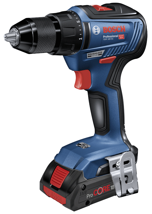 Bosch - GSR 18V-55 - Perceuse-visseuse avec accu 18V Li-ion - n°2 - GSR 18V-55 - EAN 4059952509310 - Bugnard.ch