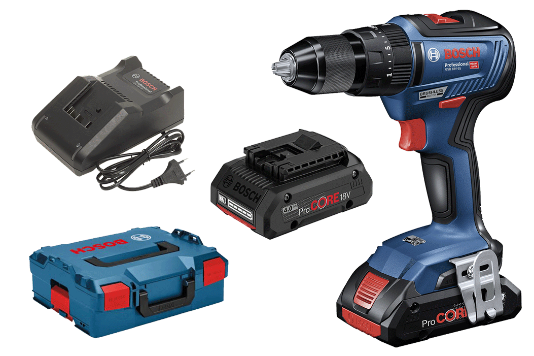Bosch - GSR 18V-55 - Perceuse-visseuse avec accu 18V Li-ion - n°6 - GSR 18V-55 - EAN 4059952509310 - Bugnard.ch