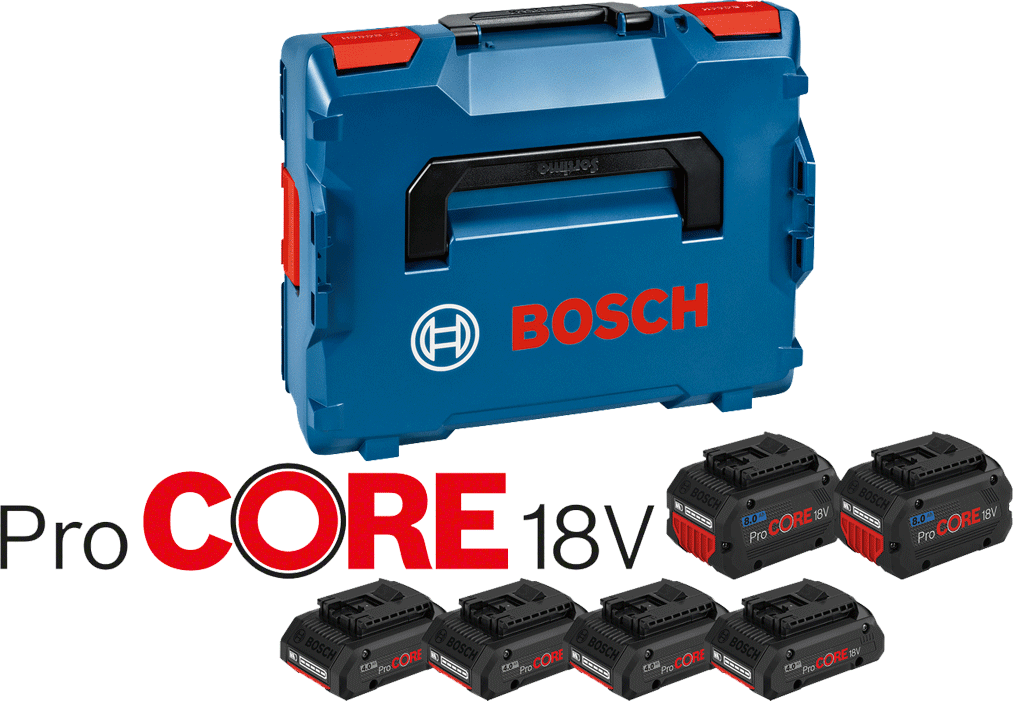 Bosch - ProCORE18V - Accus "ProCORE" 18 V - avec L-BOXX - n°1 - ProCORE18V - EAN 4059952638935 - Bugnard.ch