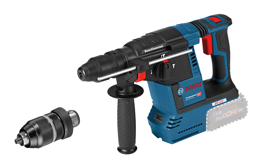 Bosch - GBH 18V-26 F Solo - Perforateur électro-pneumatique - 18 V - n°1 - GBH 18V-26 F Solo - EAN 3165140807937 - Bugnard.ch