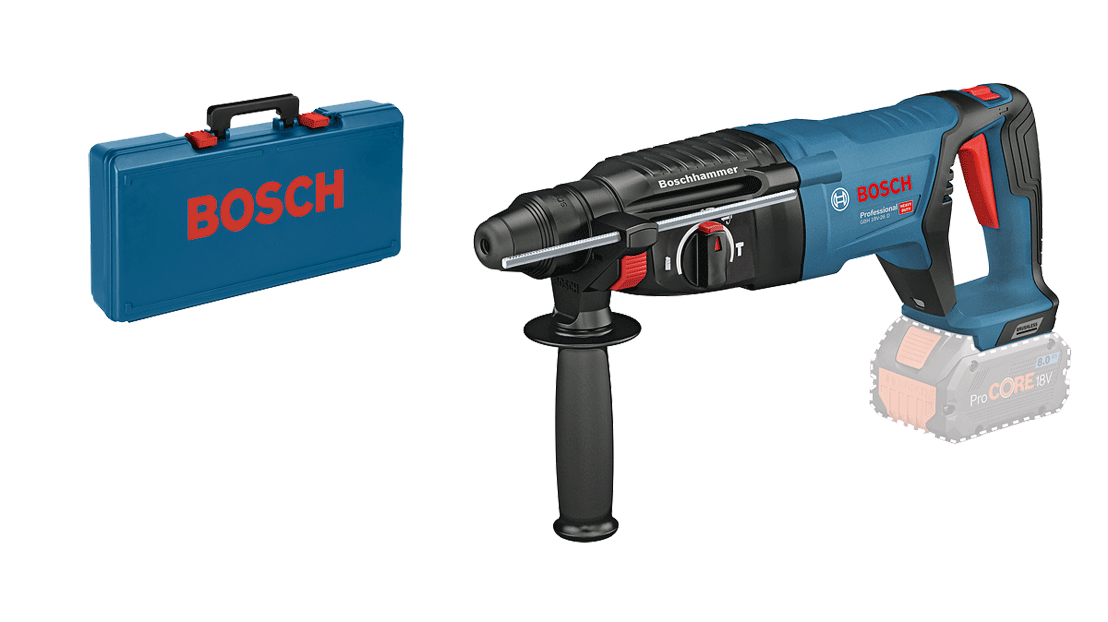 Bosch - GBH 18 V-26 D C&G Coffret - Perforateur électro-pneumatique - avec poignée en D - n°1 - GBH 18 V-26 D C&G Coffret - EAN 3165140953948 - Bugnard.ch