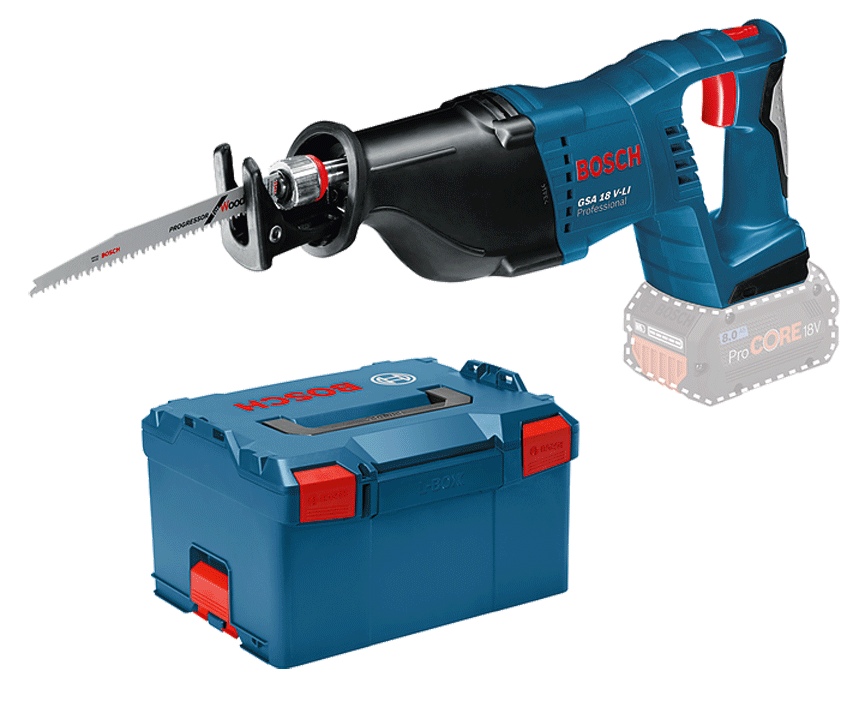 Bosch - GSA 18 V-LI - Scie-sabre click&go - 18 V - n°1 - GSA 18 V-LI - EAN 3165140625289 - Bugnard.ch