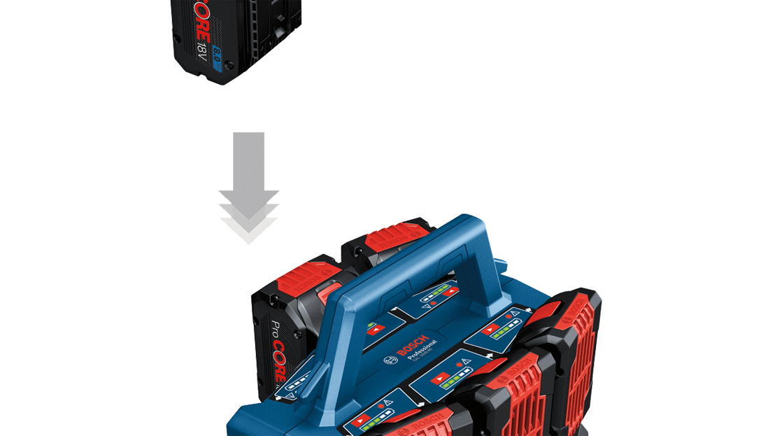 Bosch - GAL 18V6-80 - Chargeur avec 6 interfaces de batterie - 18 V - n°2 - GAL 18V6-80 - EAN 4059952519135 - Bugnard.ch