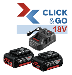 Bosch - Basis-Set click&go Li-Ion - 18 V/5.0 Ah