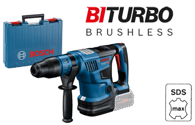 Bosch - GBH 18V-36 C - Bohrhammer elektropneumatisch - BITURBO - SDS max