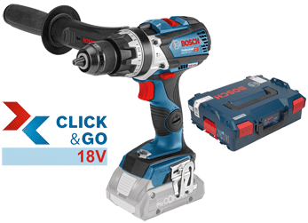 Bosch - GSB 18V-110 C - Perceuse-visseuse frappeuse à accu. click&go 18V