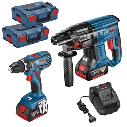 Bosch - GSR 18V-28 + GBH 18V-20 - Set Perforateur + perceuse-visseuse 18 V