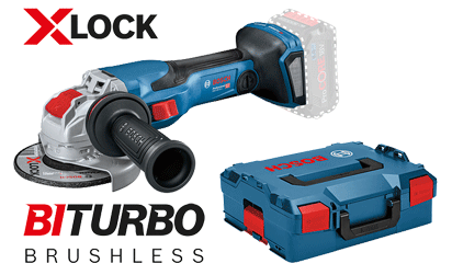 Bosch - GWX 18V-15 C - Meuleuse angulaire BITURBO - 18V