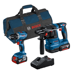 Bosch - Perforateur + perceuse-visseuse - 18 V
