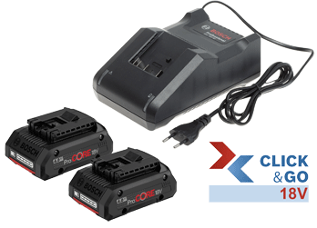 Bosch - Set de base Li-ion - 18 V / 4.0 Ah - ProCORE