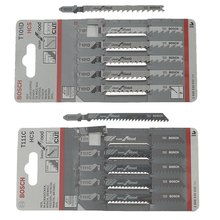 Bosch - Lames de scie sauteuse - n°2 - Bugnard.ch