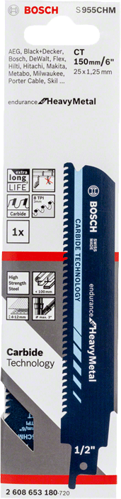 Bosch - Lame de scie sabre - n°2 - S955CHM - EAN 3165140876612 - Bugnard.ch