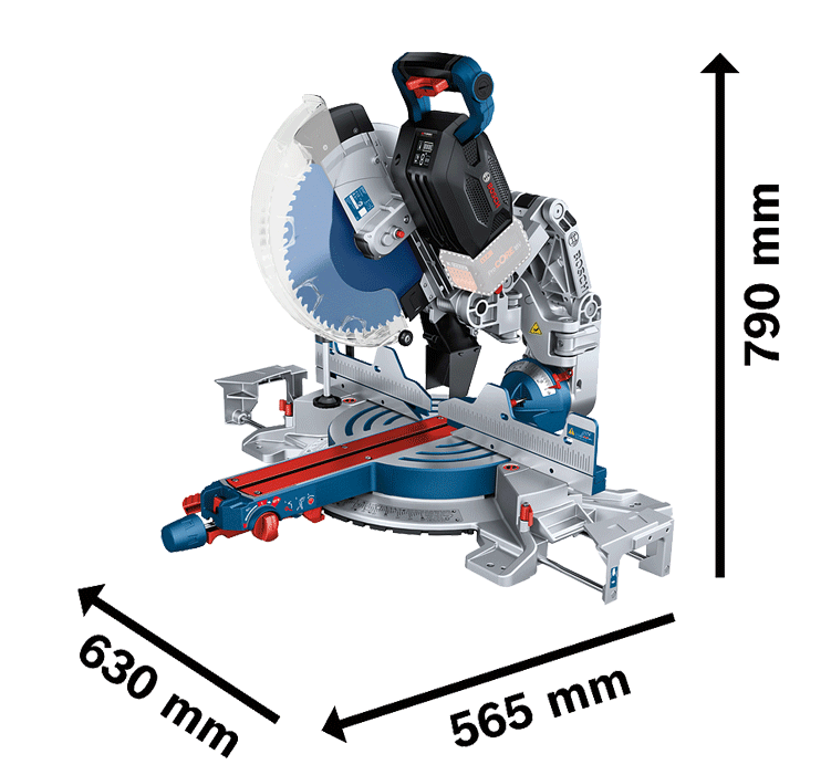 Bosch - GCM 18V-305 GDC - Scie à onglet stationnaire - 2000 W - BITURBO - 18 V - n°2 - GCM 18V-305 GDC - EAN 3165140965545 - Bugnard.ch