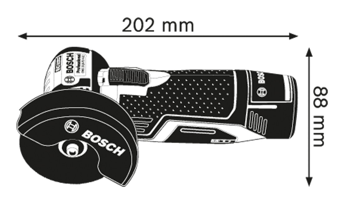 Bosch - GWS 12V-76 - Set meuleuse angulaire avec accumulateur Li-ion 12 V - n°7 - GWS 12V-76 - Bugnard.ch