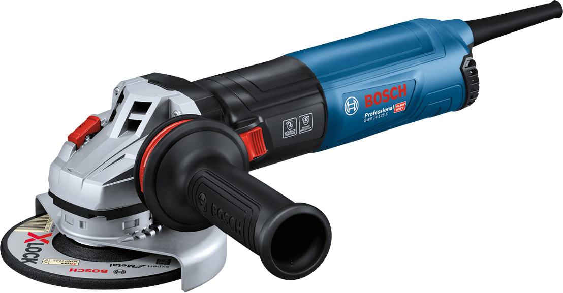 Bosch - GWS 14-125 S - Meuleuse angulaire - 1400 W - n°1 - GWS 14-125 S - EAN 4059952576497 - Bugnard.ch