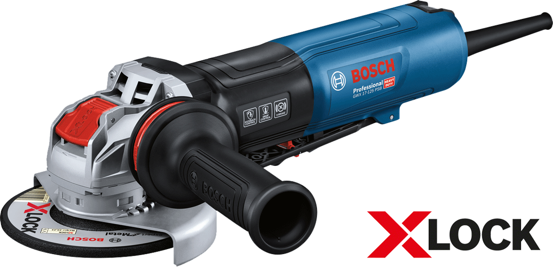 Bosch - GWX 17-125 PSB - Meuleuse angulaire - 1700 W - X-LOCK - n°1 - GWX 17-125 PSB - EAN 4059952625010 - Bugnard.ch