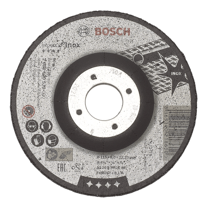 Bosch - Disque à ébarber pour acier inoxydable - 6 mm - n°1 - Bugnard.ch