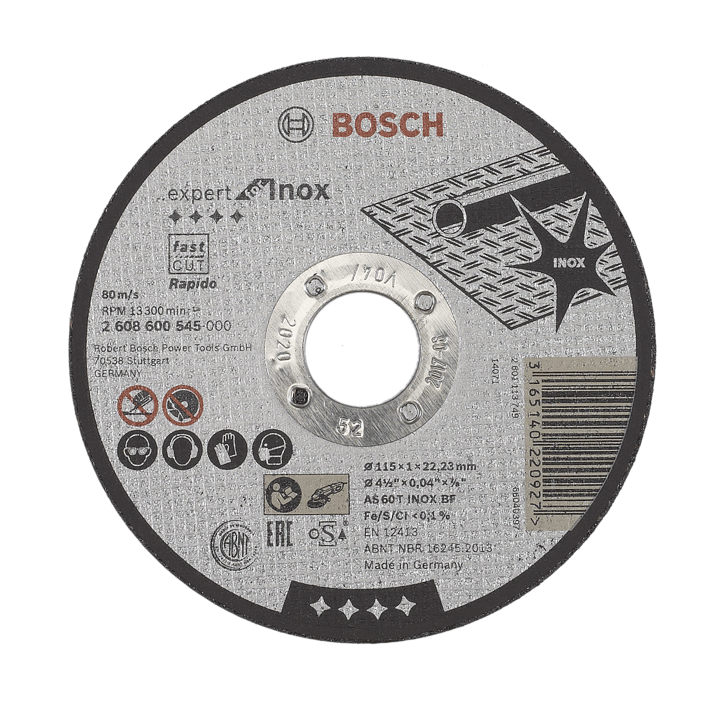 Bosch - Disque à tronçonner pour acier - ultra-mince - n°1 - Bugnard.ch