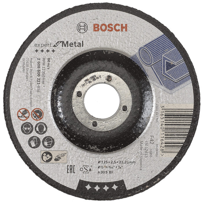 Bosch - Disque à tronçonner pour acier - 2.5 mm - n°2 - Bugnard.ch