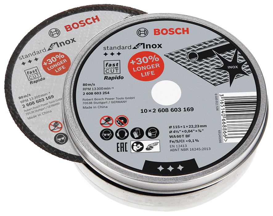 Bosch - Rapido - Disque à tronçonner pour Inox - 1 mm - n°1 - Rapido - Bugnard.ch