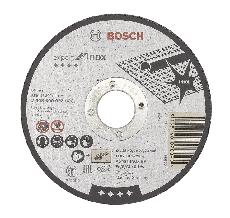 Bosch - Disque à tronçonner pour acier inoxydable - 2.0 mm - n°1 - Bugnard.ch