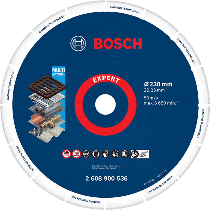 Bosch - EXPERT Diamond Metal Wheel - Disque universel pour métal - diamanté - n°1 - EXPERT Diamond Metal Wheel - Bugnard.ch