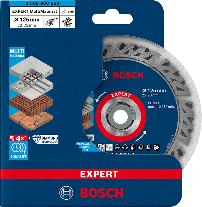 Bosch - EXPERT MultiMaterial - Disque à tronçonner à revêtement en diamant - n°2 - EXPERT MultiMaterial - Bugnard.ch