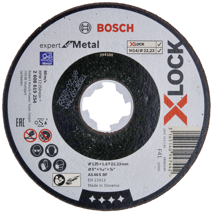 Bosch - Disque à tronçonner pour acier inoxydable X-LOCK - n°1 - Bugnard.ch