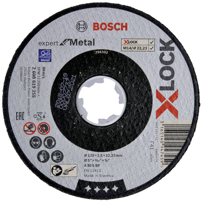 Bosch - Disque à tronçonner pour acier inoxydable X-LOCK - n°2 - Bugnard.ch
