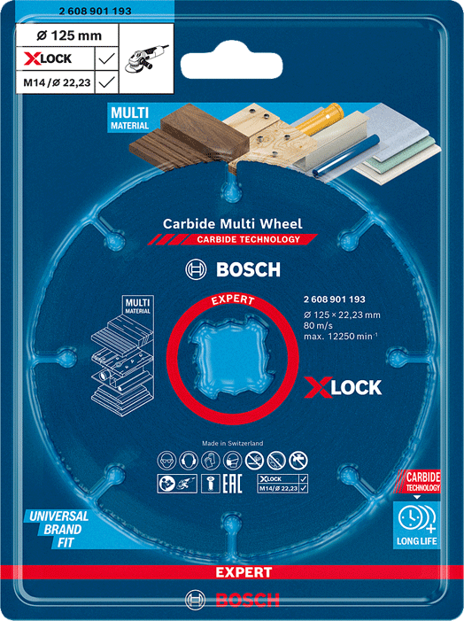 Bosch EXPERT Multi Wheel - X-LOCK Carbide - Carbide Mehrteilige Trennscheibe
