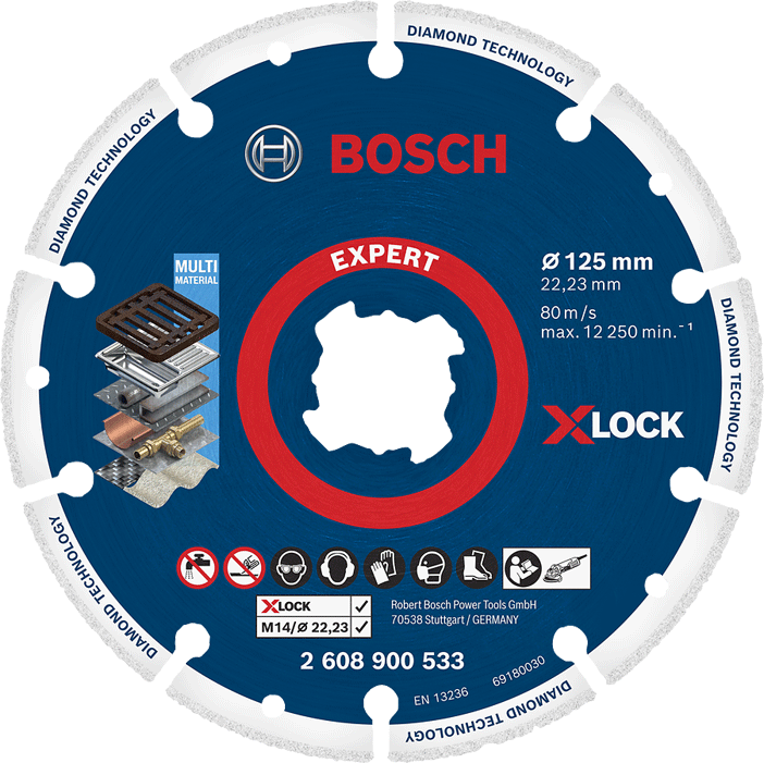 Bosch - EXPERT Diamond Metal Wheel - Disque universel pour métal - diamanté - n°1 - EXPERT Diamond Metal Wheel - EAN 4059952536828 - Bugnard.ch
