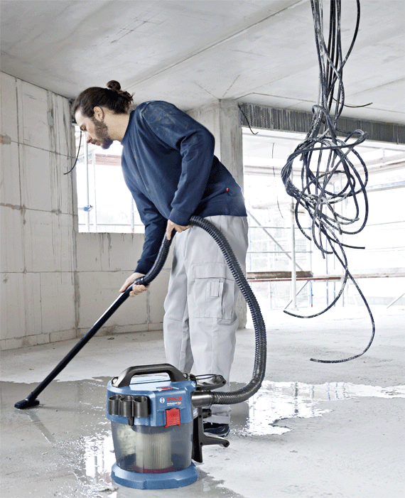 Bosch - Aspirateur à eau et à poussière portatif - 18 V Li-ion - n°6 - GAS 18V-10L Solo - EAN 3165140895897 - Bugnard.ch