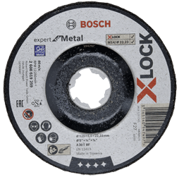 Bosch - Disque à ébarber pour acier X-LOCK - 6 mm