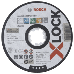 Bosch - Disque à tronçonner X-LOCK multi-construction 1.0 mm