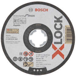 Bosch - Disque à tronçonner pour acier inoxydable X-LOCK - 1.0 mm