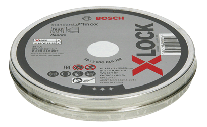 Bosch - Disque à tronçonner pour acier inoxydable X-LOCK - 1.0 mm