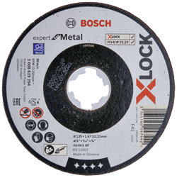 Bosch - Disque à tronçonner pour acier inoxydable X-LOCK