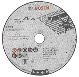 Bosch - Expert for Inox - Disque à tronçonner pour acier inoxydable