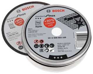 Bosch - Rapido - Disque à tronçonner pour Inox - 1 mm