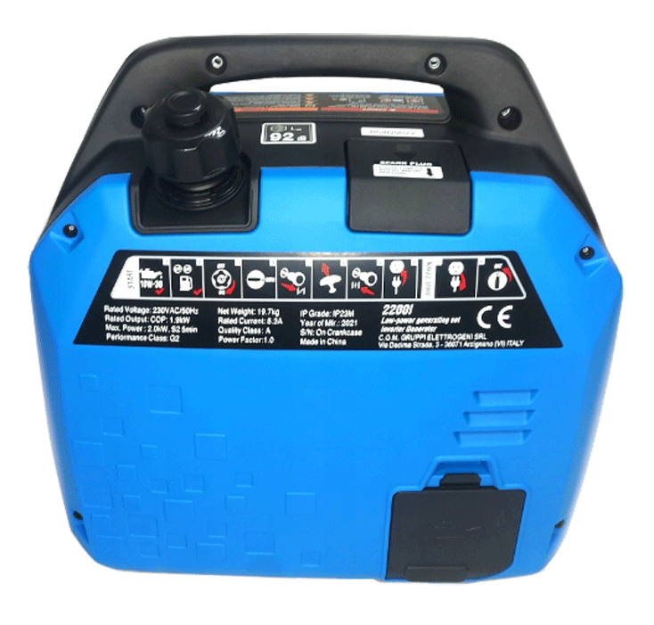 CGM - 2200i - Groupe électrogène CGM - 230V/2000W - n°2 - 2200i - EAN 9900592458962 - Bugnard.ch
