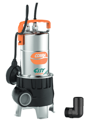 City pumps - COBRA-90M - Pompe à immersion pour eaux usagées - 230 V / 1000 W