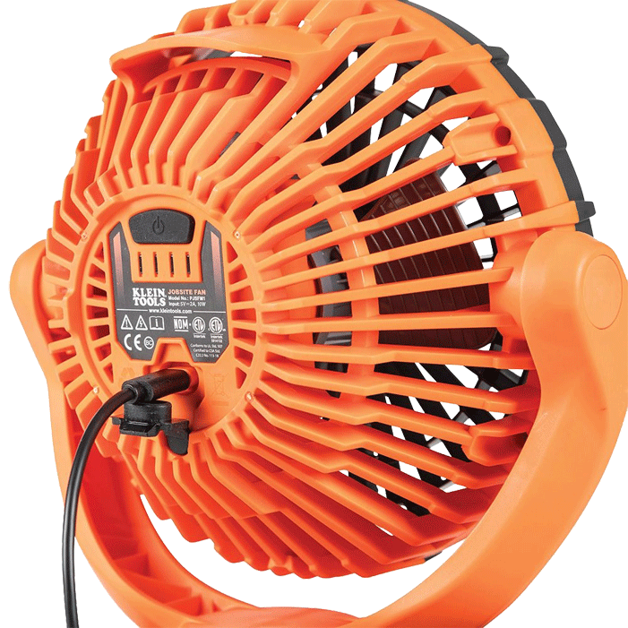 Klein Tools - Ventilateur personnel - rechargeable - n°3 - PJSFM1 - EAN 0092644291128 - Bugnard.ch